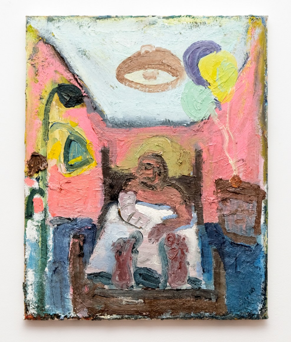 Dan Schein  Get Well Soon, 2022  Oil on canvas  51 x 41 cm / 20 x 16 in
