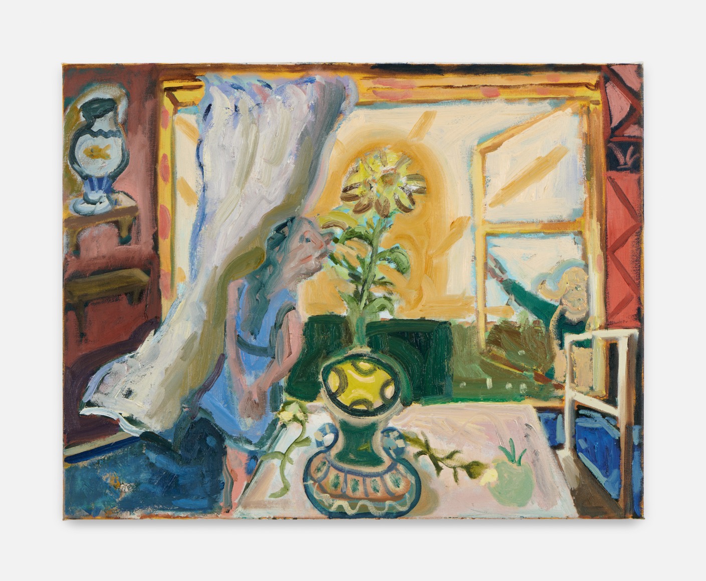 Dan Schein  When the Wind Blows, 2022  Oil on canvas  56 x 71 cm / 22 x 28 in