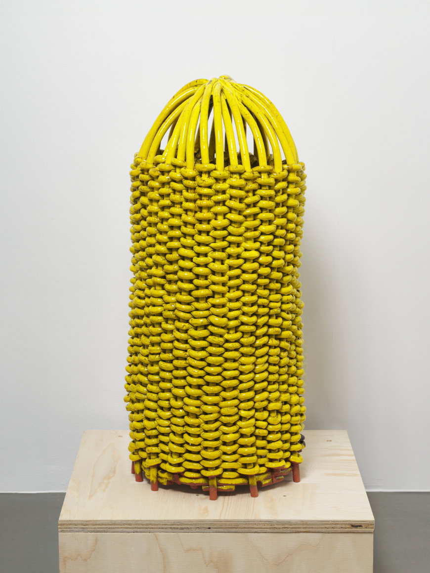 Anina Major  Pillar, 2023  Glazed stoneware  102 x 48 x 48 cm | 40 x 19 x 19 in