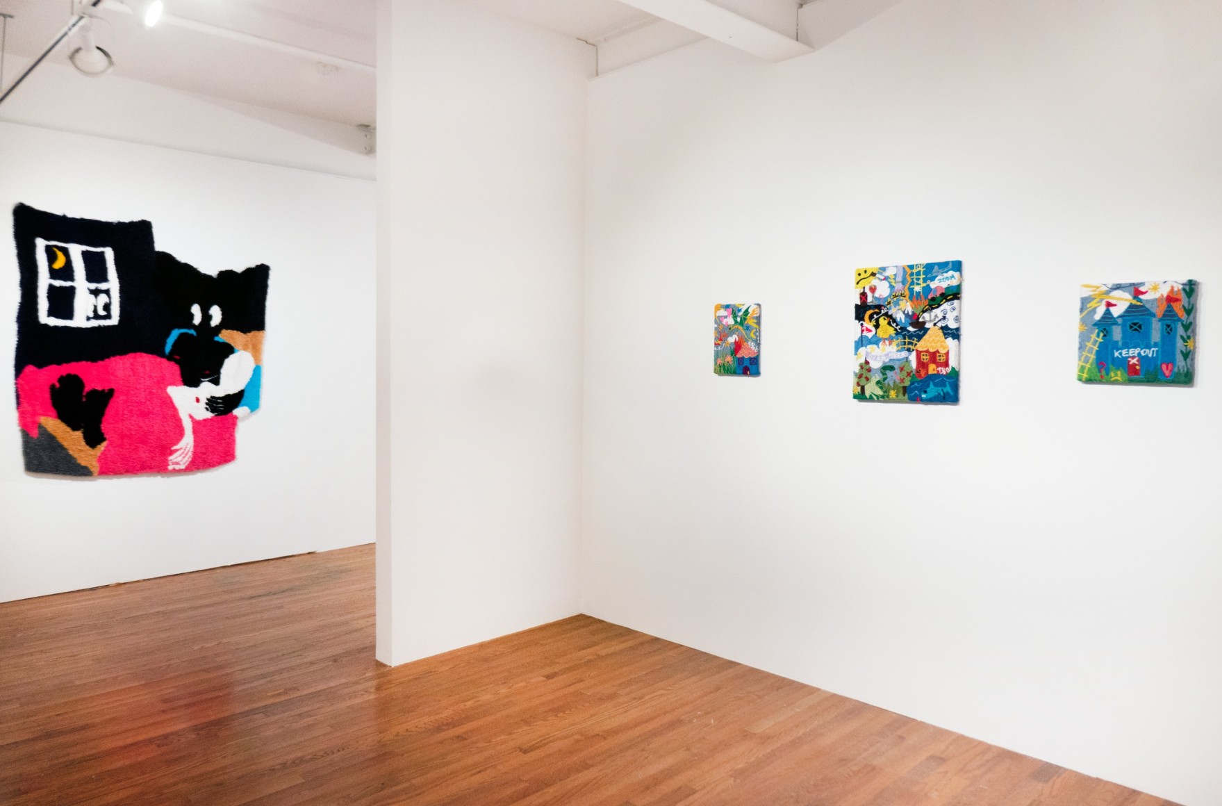 Kaylie Kaitschuck + Qualeasha Wood  Nobody's Home  August 6 - 29, 2021  Gaa Gallery Provincetown - Installation View