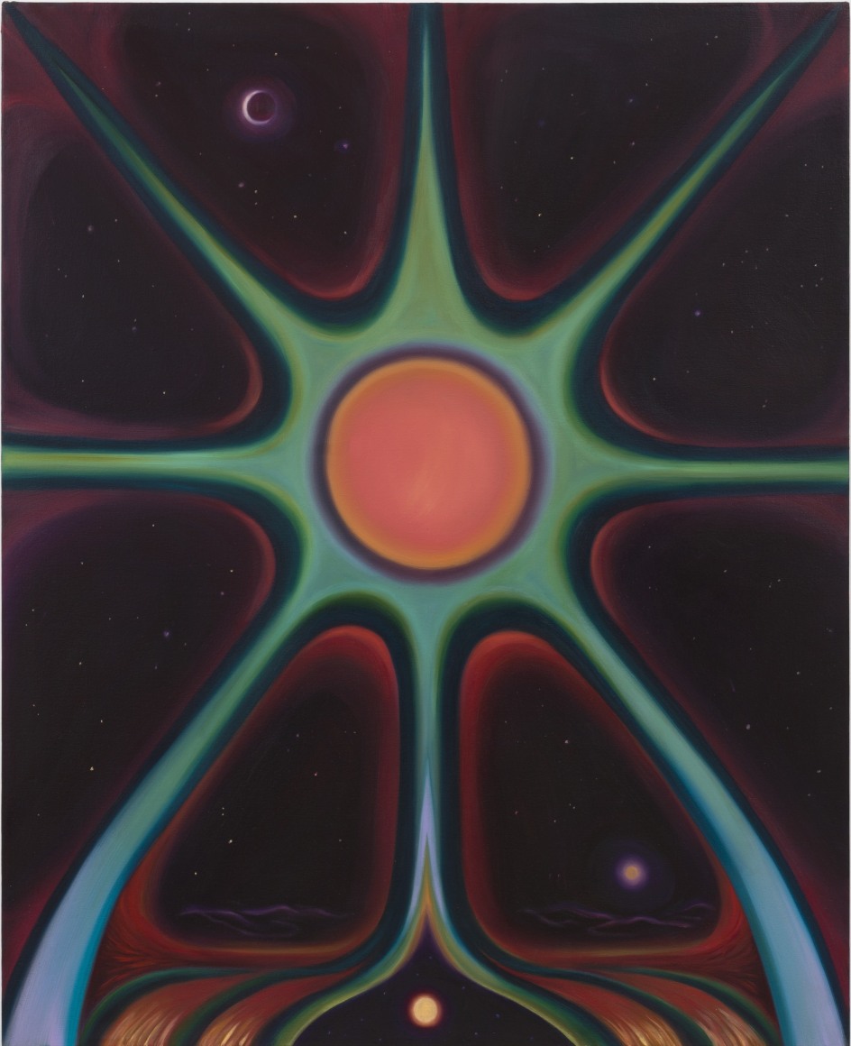 Zoe McGuire  Pink Star, 2023  Oil on canvas  102 x 83 cm | 40 x 32.5 in