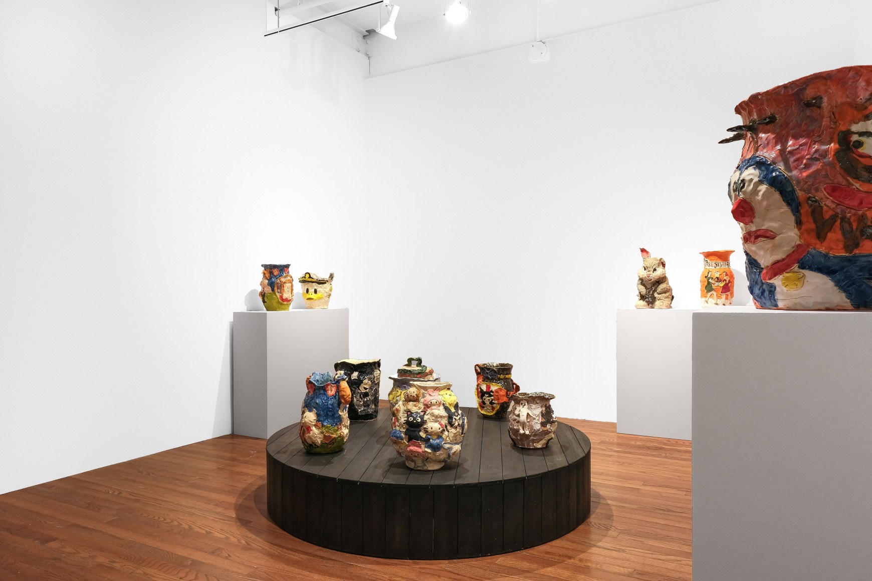 Emily Yong Beck installation views from solo exhibition "Lions & Lambs" at Gaa Gallery, Provincetown, MA