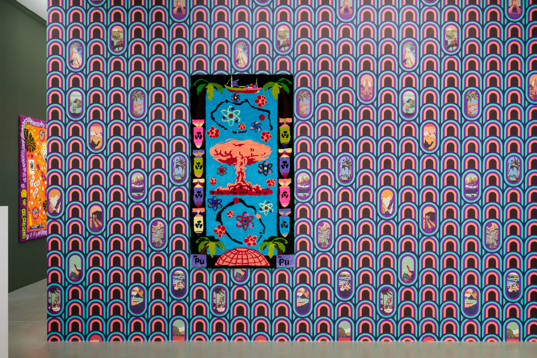 Johannah Herr installation views from solo exhibition "How to Hide an Empire" at Gaa Projects, Cologne, Germany