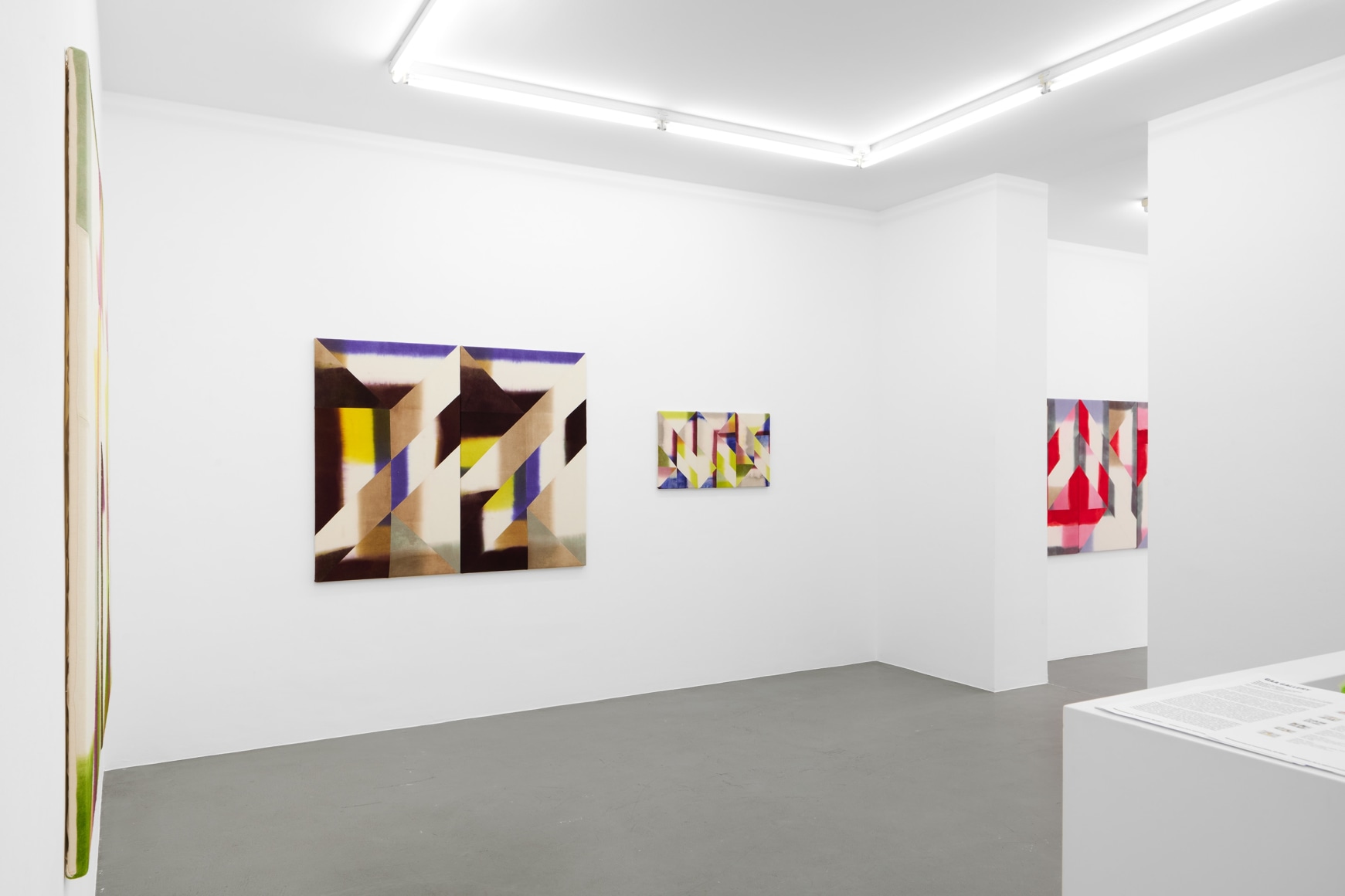 Gaa Gallery - Wilder Alison installation views from solo exhibition &ldquo;mirror air error hunger&quot; at Gaa Projects, Cologne, Germany