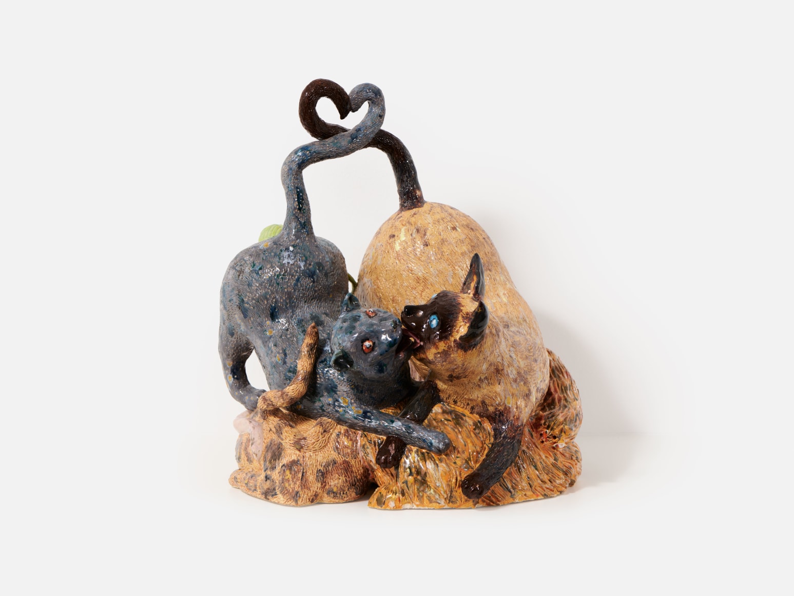 Dominika Bednarsky  Katzen, 2022  Glazed ceramic  50 x 42 x 40 cm | 20 x 16 1/2 x 16 in