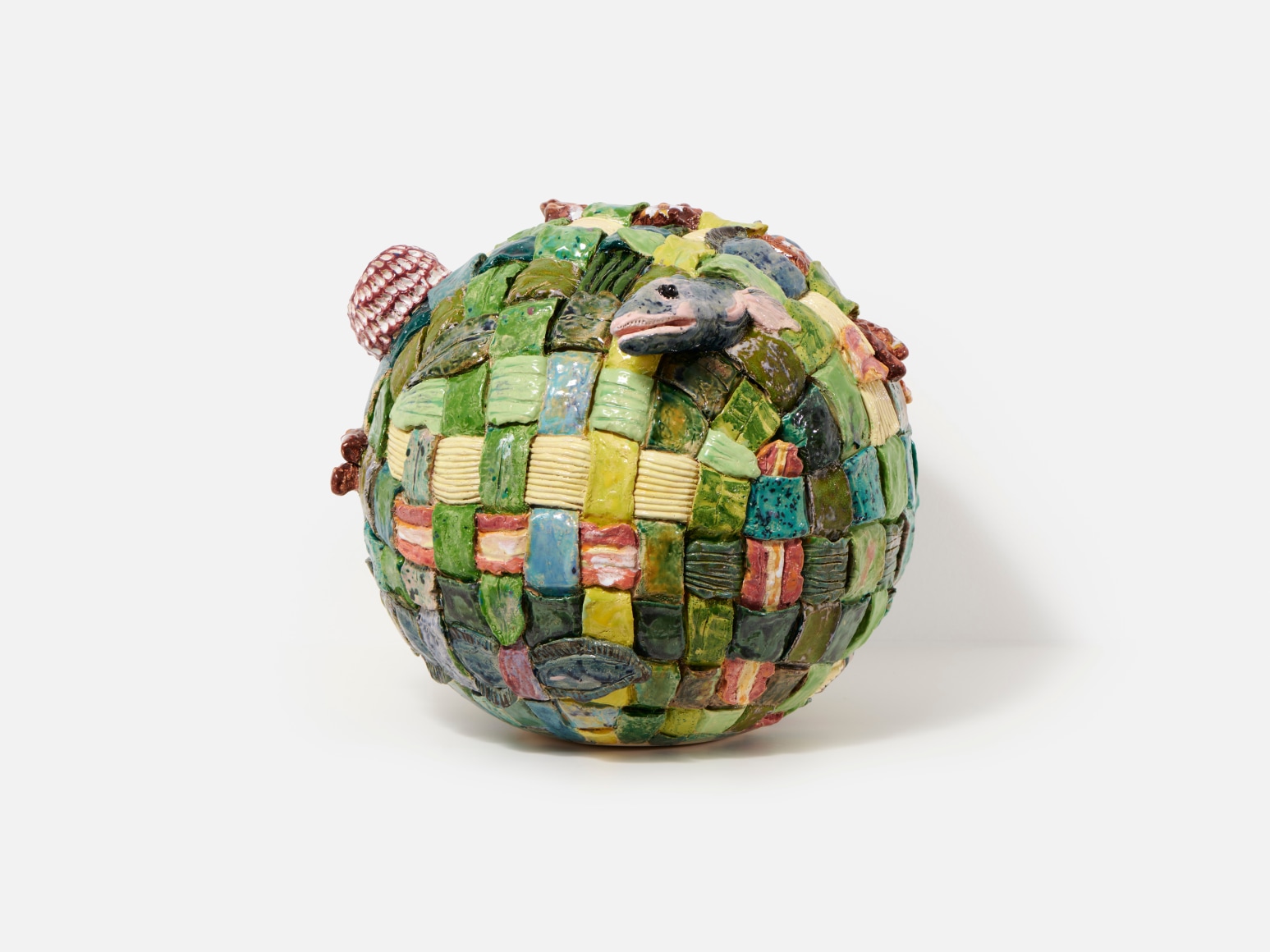 Dominika Bednarsky  Männerstrauß : Thilo mein Schatz, 2022  Glazed ceramic  40 x 40 x 40 | 16 x 16 x 16 in