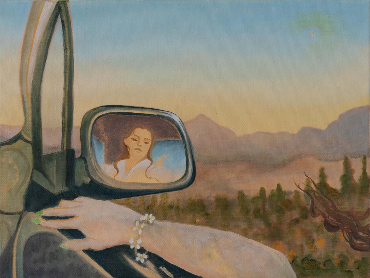 Johanna Seidel  Tropic of Capricorn, 2023  Oil on canvas  30 x 40 cm | 11 4/5 x 15 3/4 in