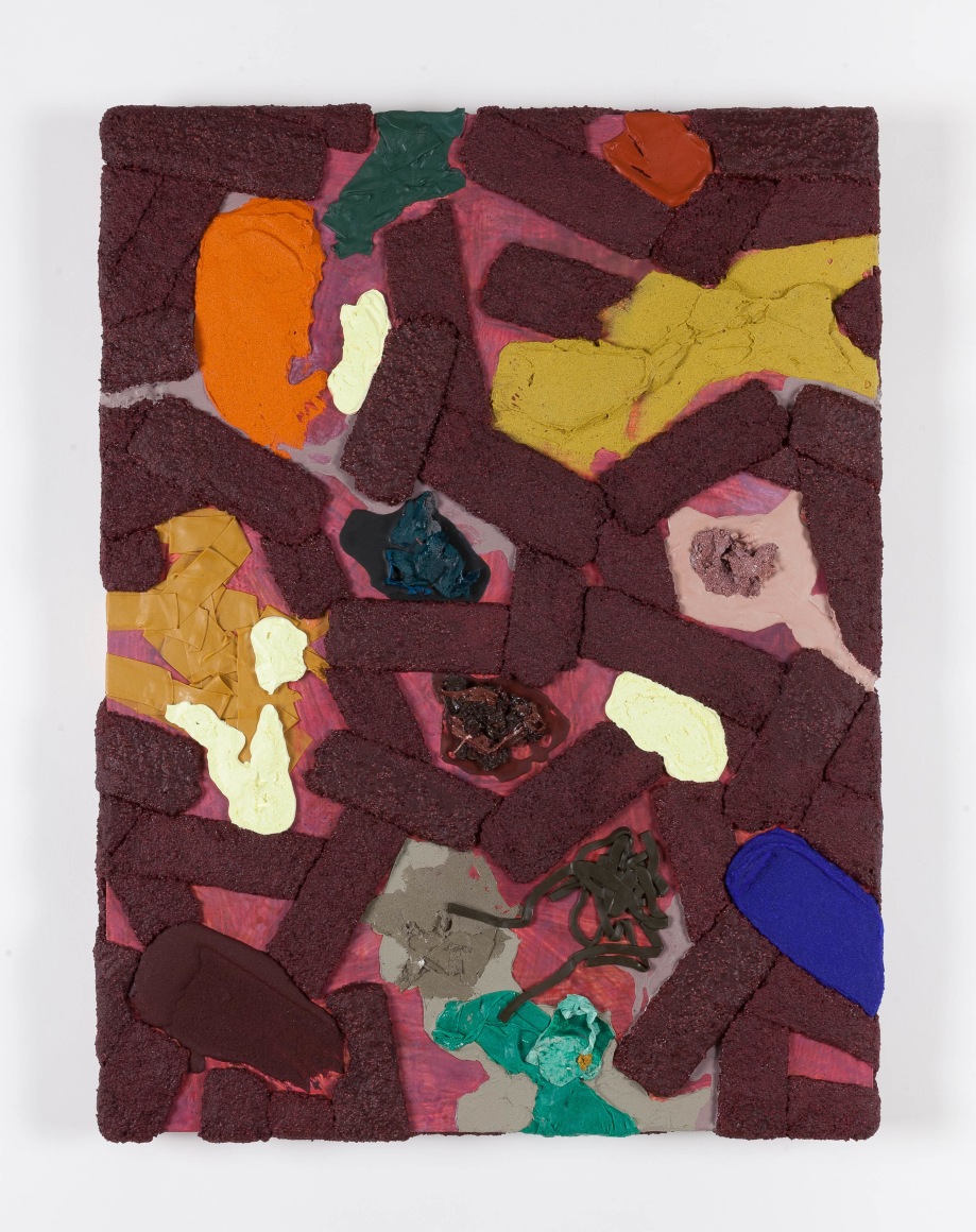 Sarah Trigg  Empathy Rapid Test, 2022  Pumice and acrylic mounted on aluminum  60.9 x 45.7 cm / 24 x 18 in