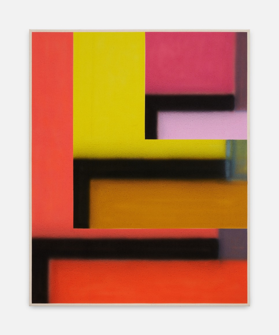 Russell Tyler  Open Windows, 2022  Acrylic on canvas  127 x 101.5 cm / 50 x 40 in