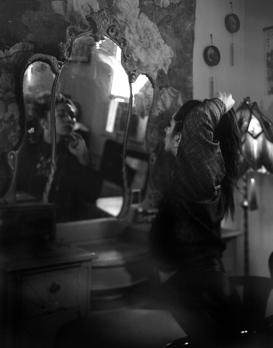 Patrice Aphrodite Helmar  Jules at her vanity, New Orleans, 2019  C-print  76 x 61 cm / 30 x 24 in  Edition of 5 + 2 AP