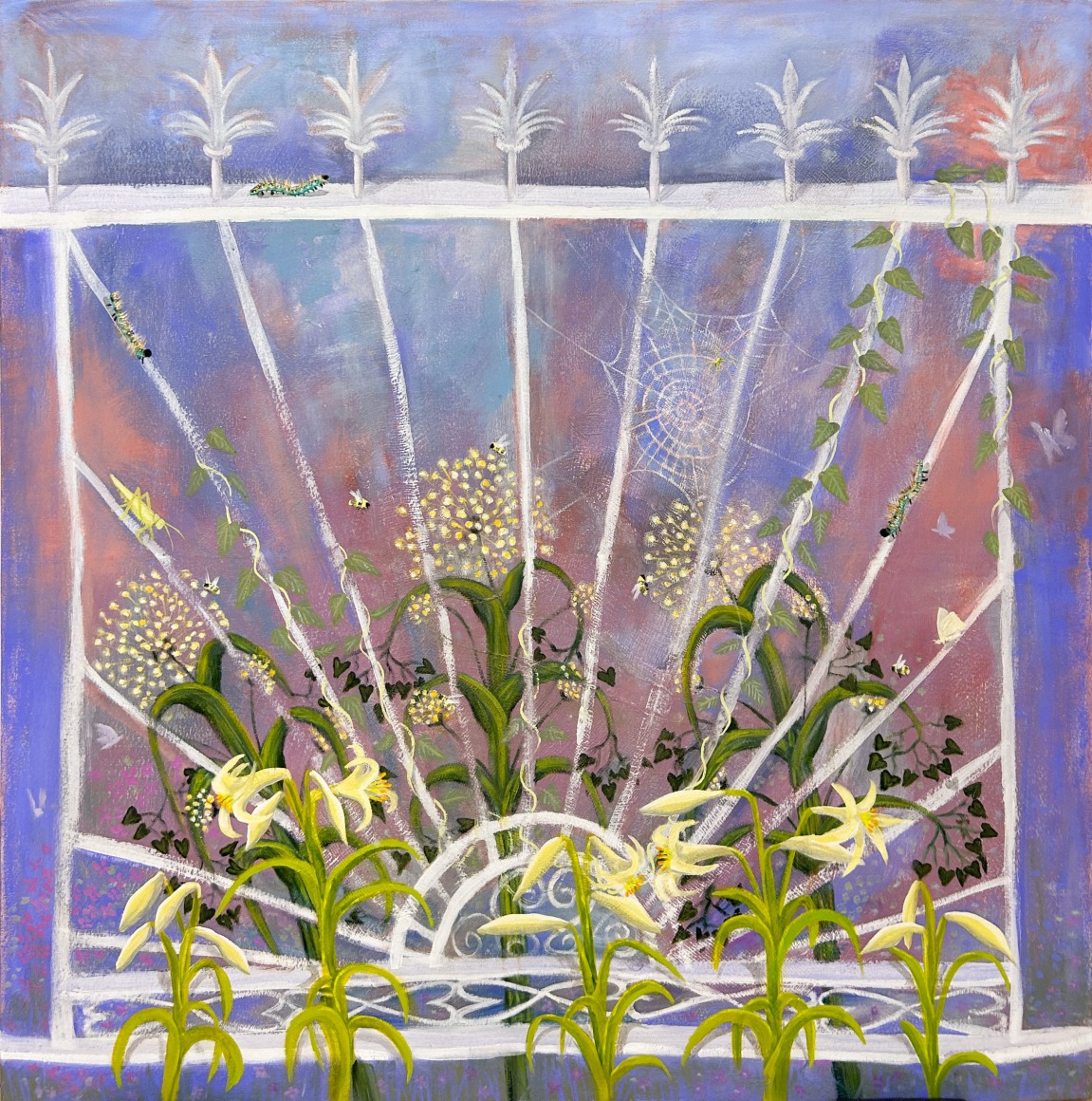 Johanna Robinson Gate (Silphium)  Oil on canvas  137 x 132 cm | 54 x 52 inch