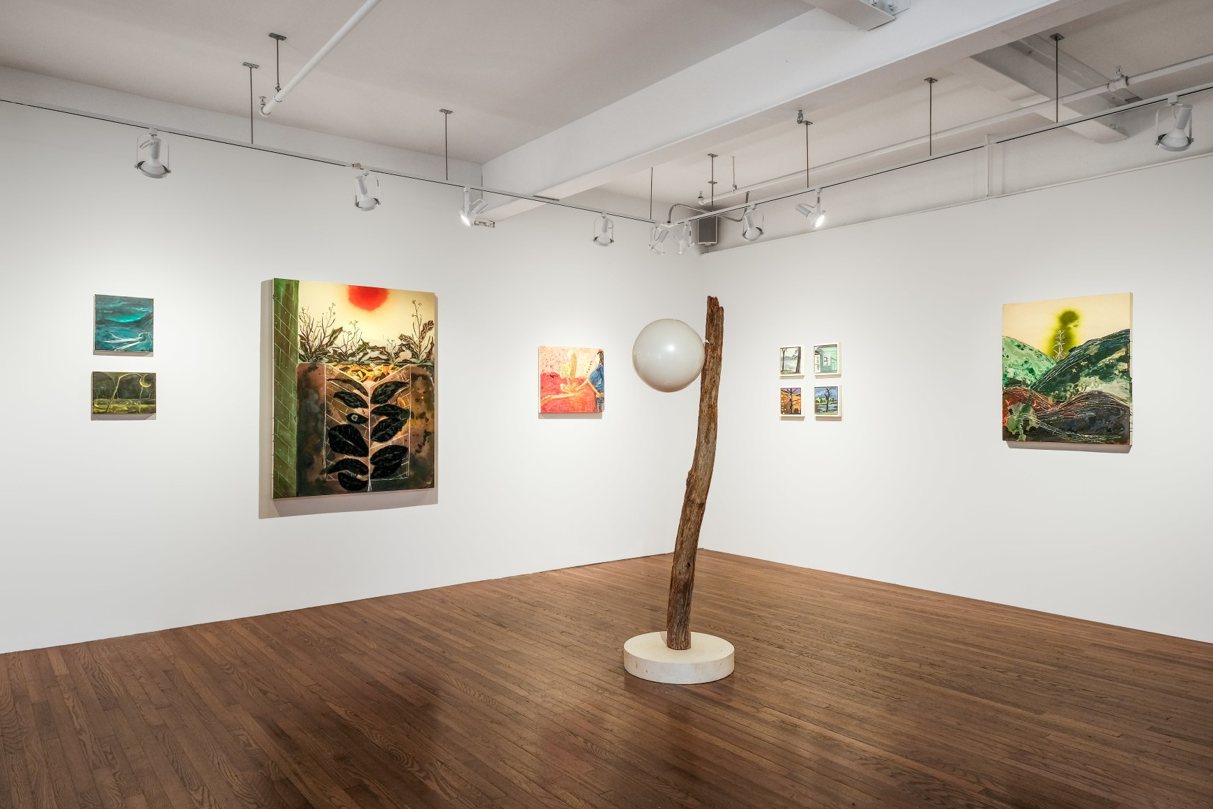 Installation views of "Lichtung" Group Exhibition at Gaa Gallery, Provincetown, MA