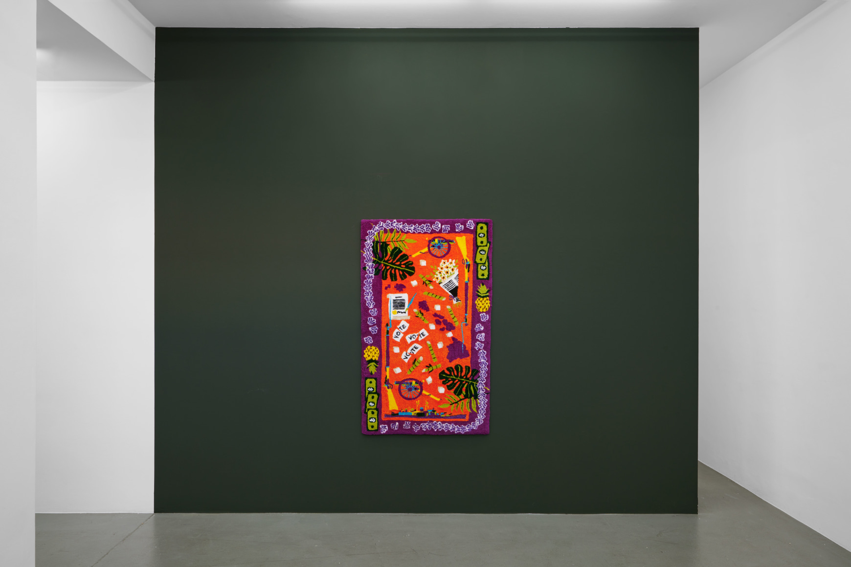 Johannah Herr installation views from solo exhibition "How to Hide an Empire" at Gaa Projects, Cologne, Germany