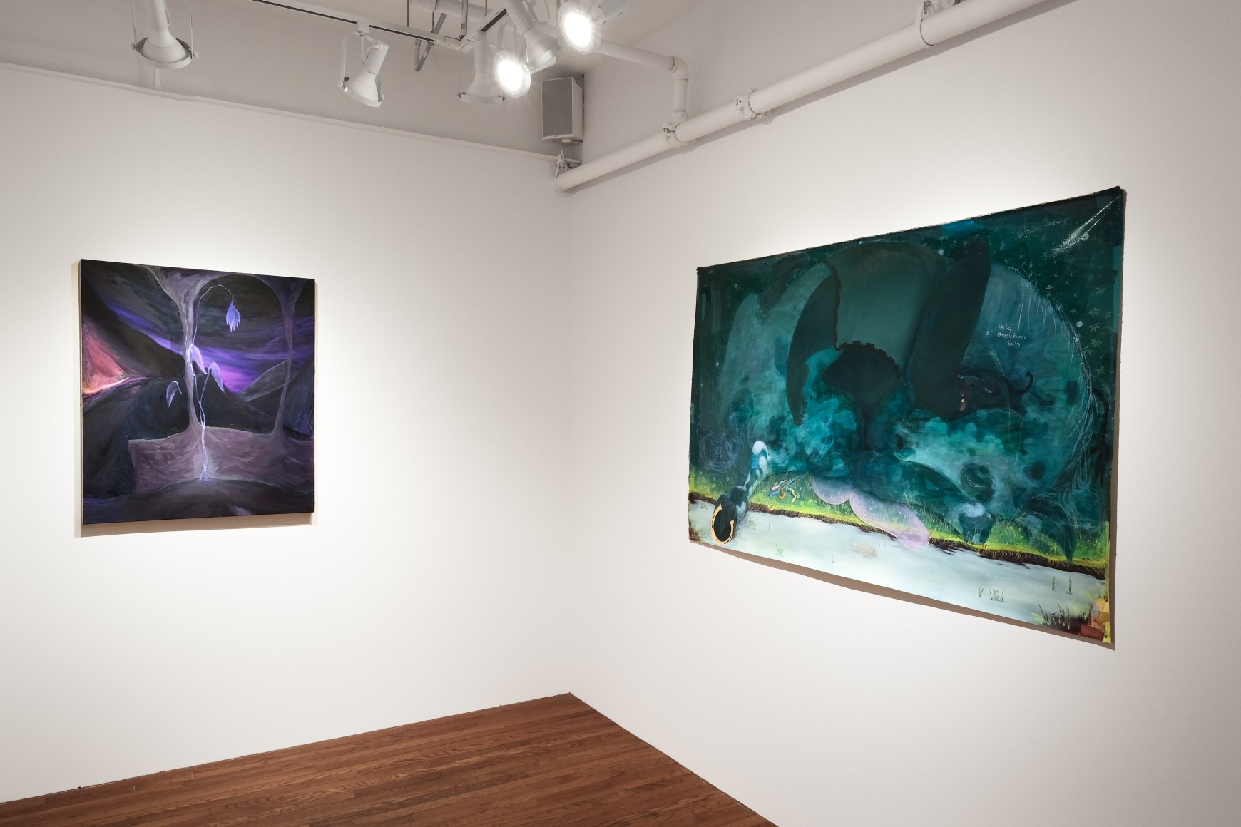Installation views of "Lichtung" Group Exhibition at Gaa Gallery, Provincetown, MA