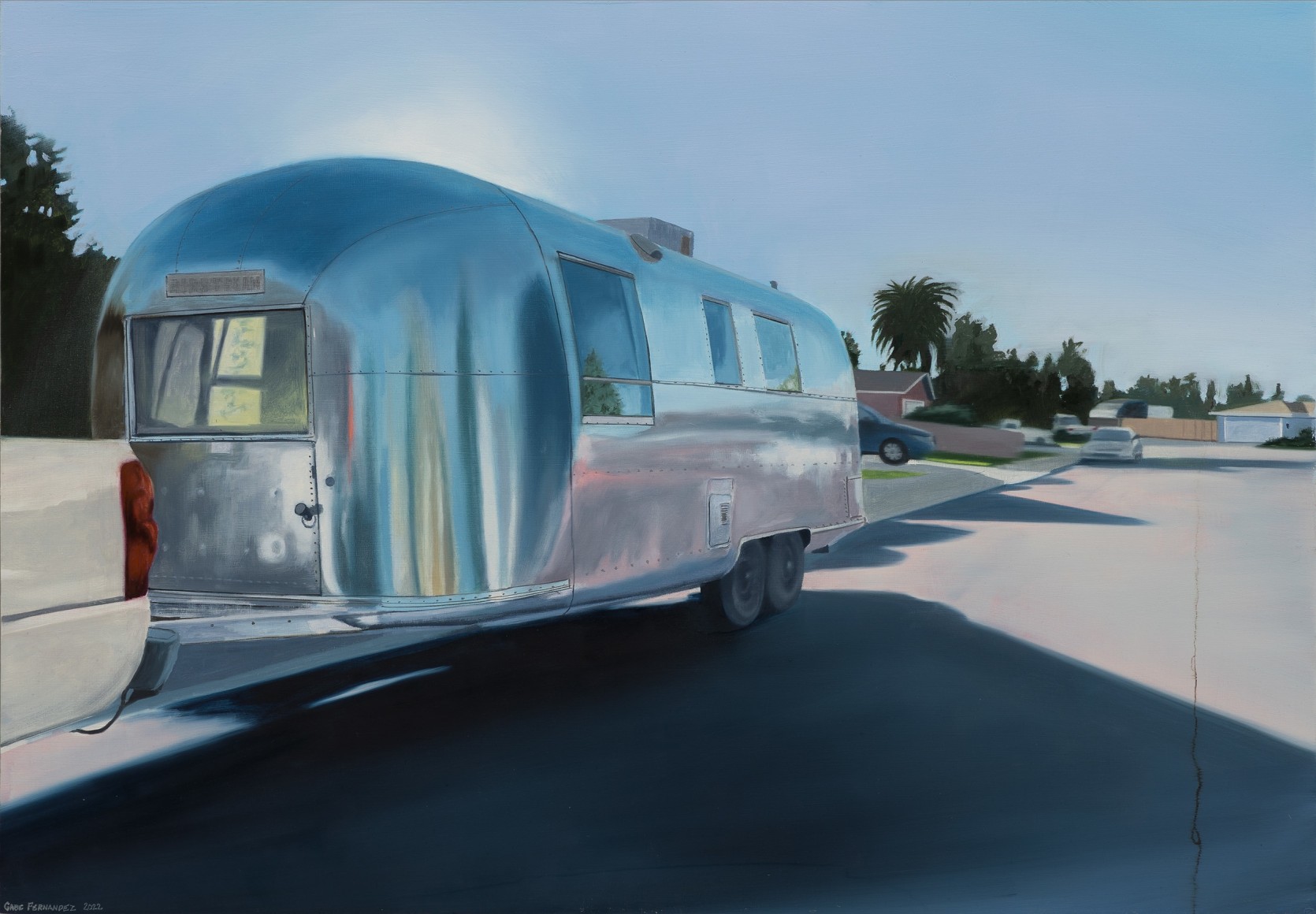 Gabe Fernandez  Backlit Airstream, 2022