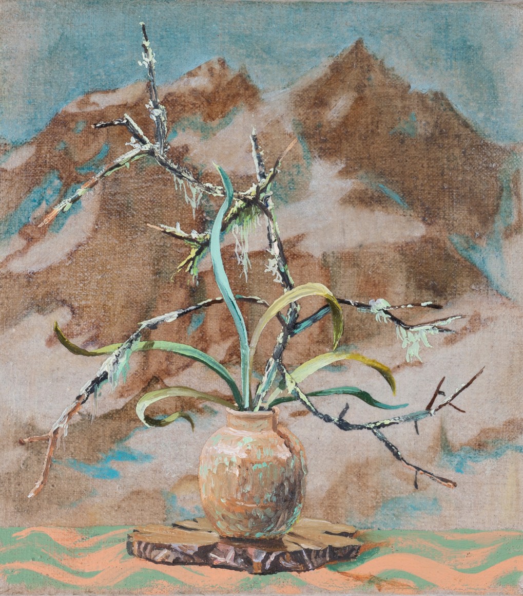 Chris Russell (b. 1983)  High Peak and Plants, 2022