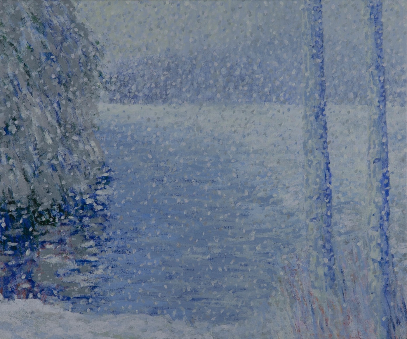 G. Lewis Clevenger (b. 1951)  Snow on the Beach, 2022