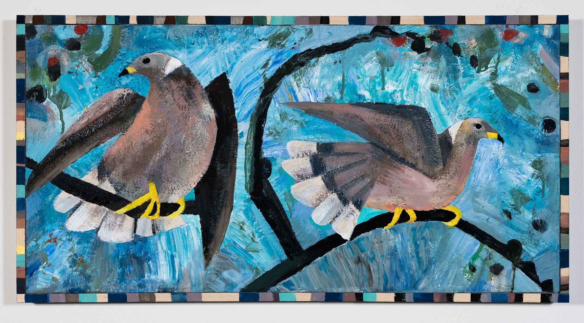 Lucinda Parker (b. 1942)  Bandtails Blue, 2021