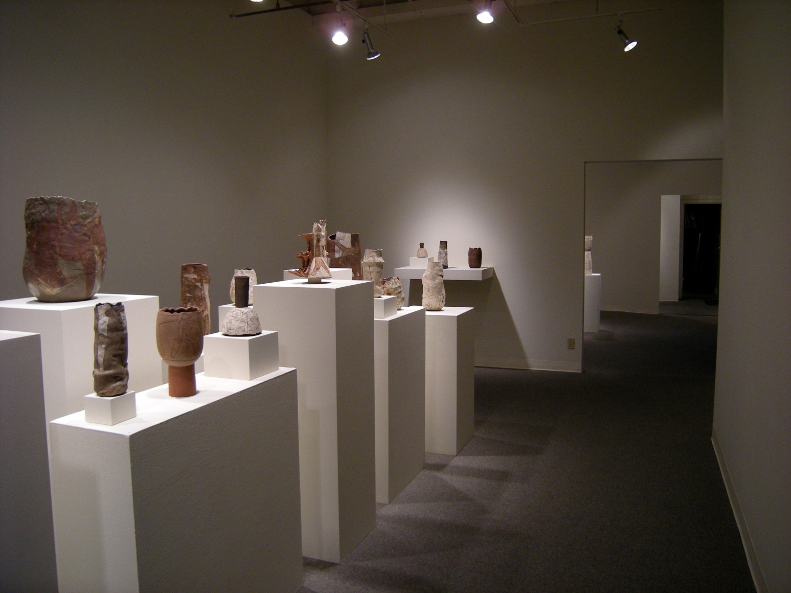 Gina Wilson clay works at Laura Russo Gallery January 2012