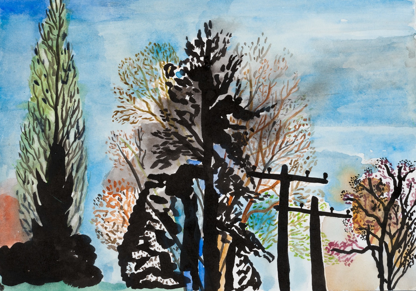 Fay Jones Two Trees 1