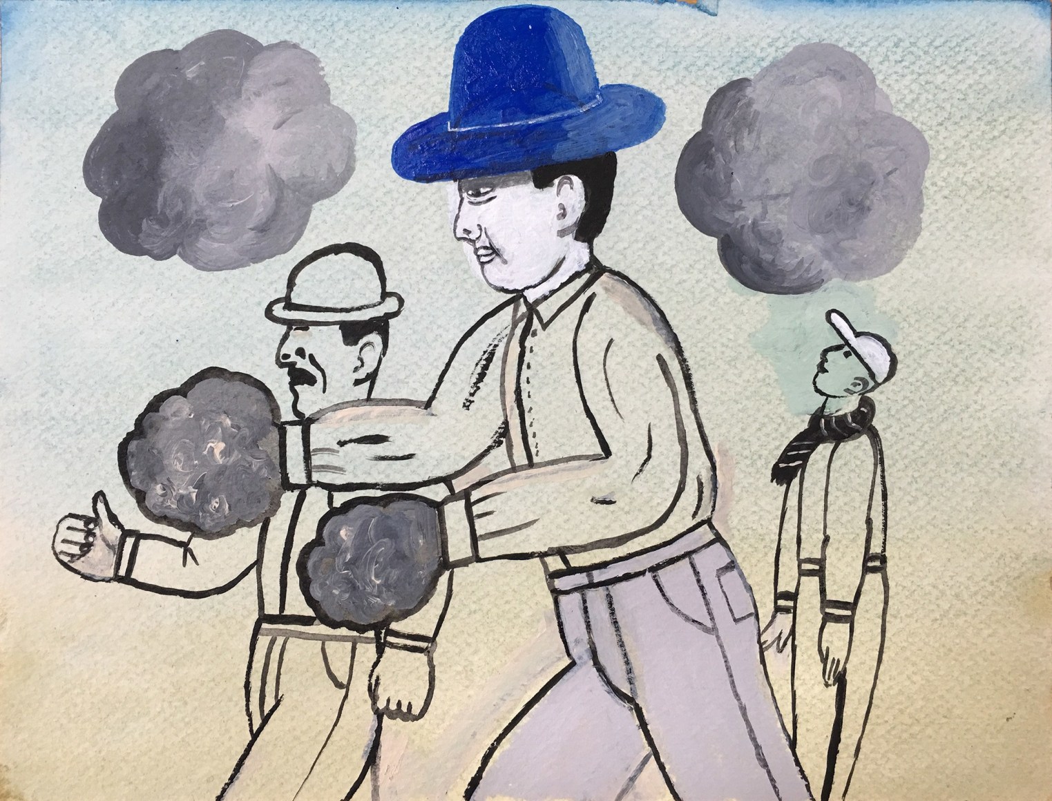 Jones - Three Men in Hats