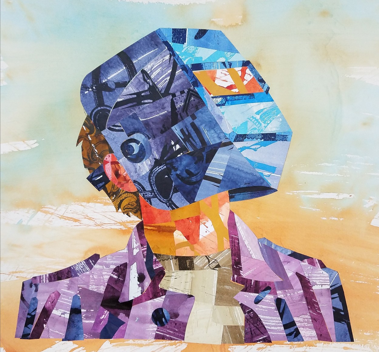 Perkin - Helmeted Bust Purple Coat