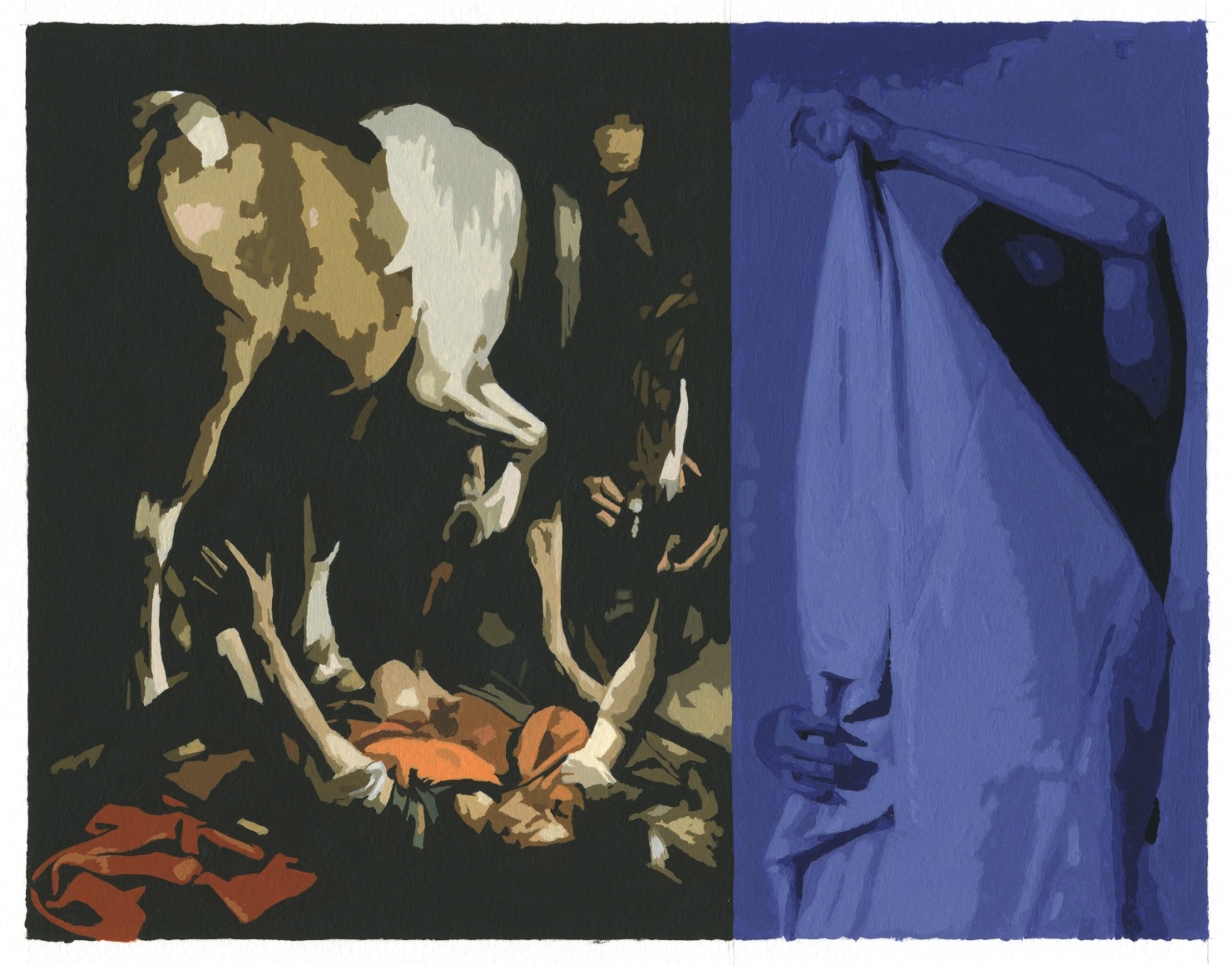 Cain - Purple figure hidden behind cloth