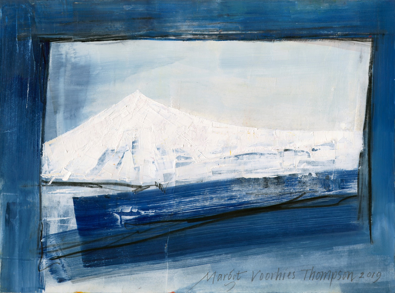 Margot Voorhies Thompson - White Mountain, Indigo Night