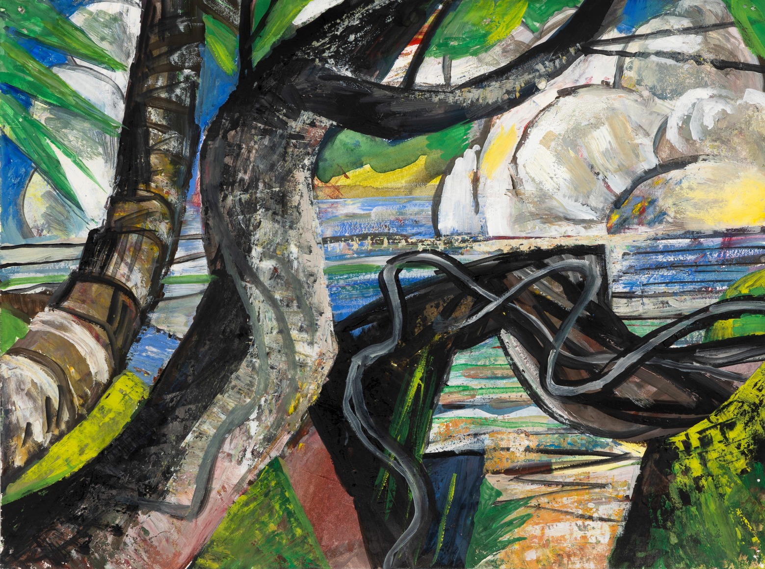 Lucinda Parker (b. 1942)  Seeing Thru The Trees, 2006