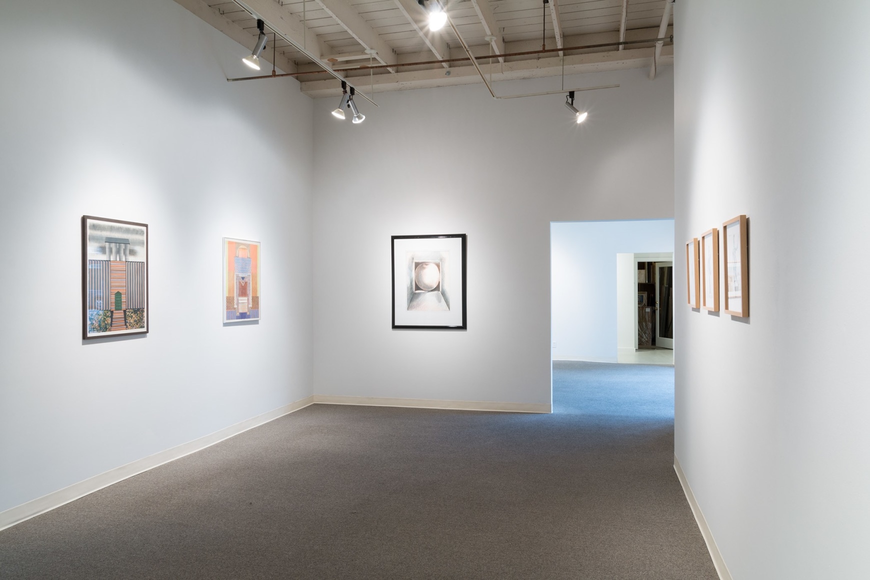 Louis Bunce installation view February 2017