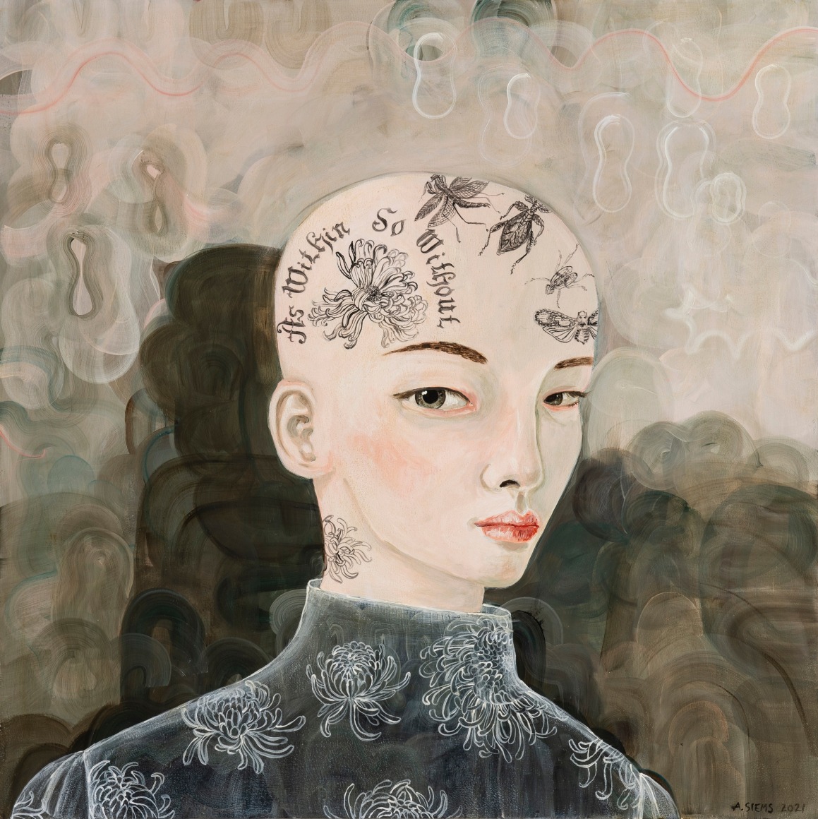 Anne Siems (b. 1965)  Chrysanthemum, 2021