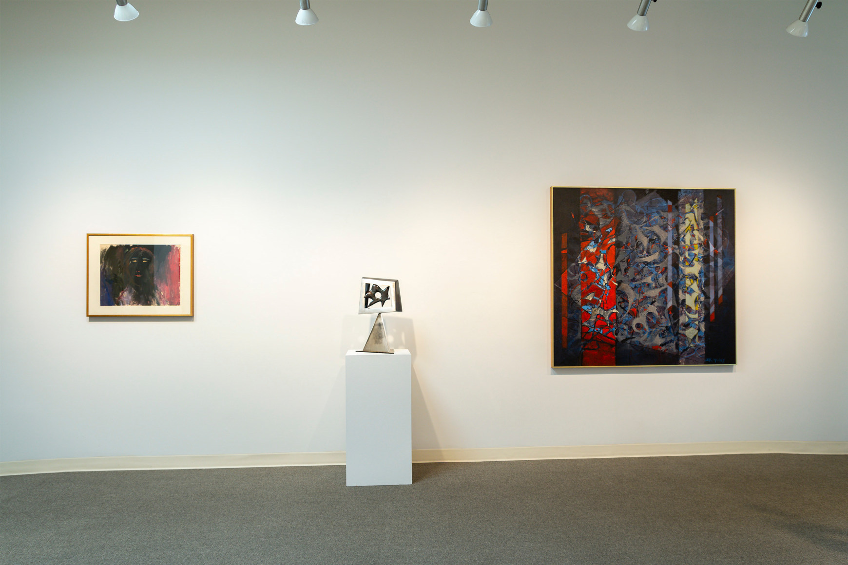 Early Northwest Artists - Installation View - June 2019 - Carl Morris, Louis Bunce, Michele Russo, Sally Haley, Manuel Izquierdo - view 07