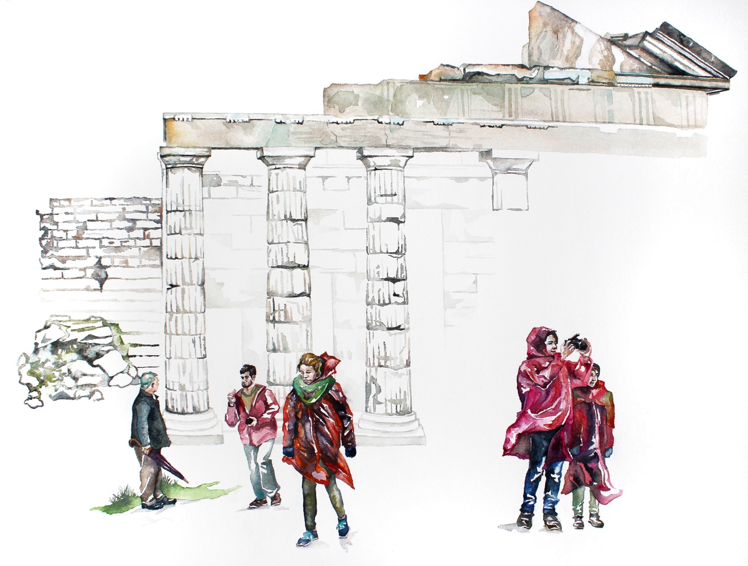 Ramin - Ponchos as the Propylaea