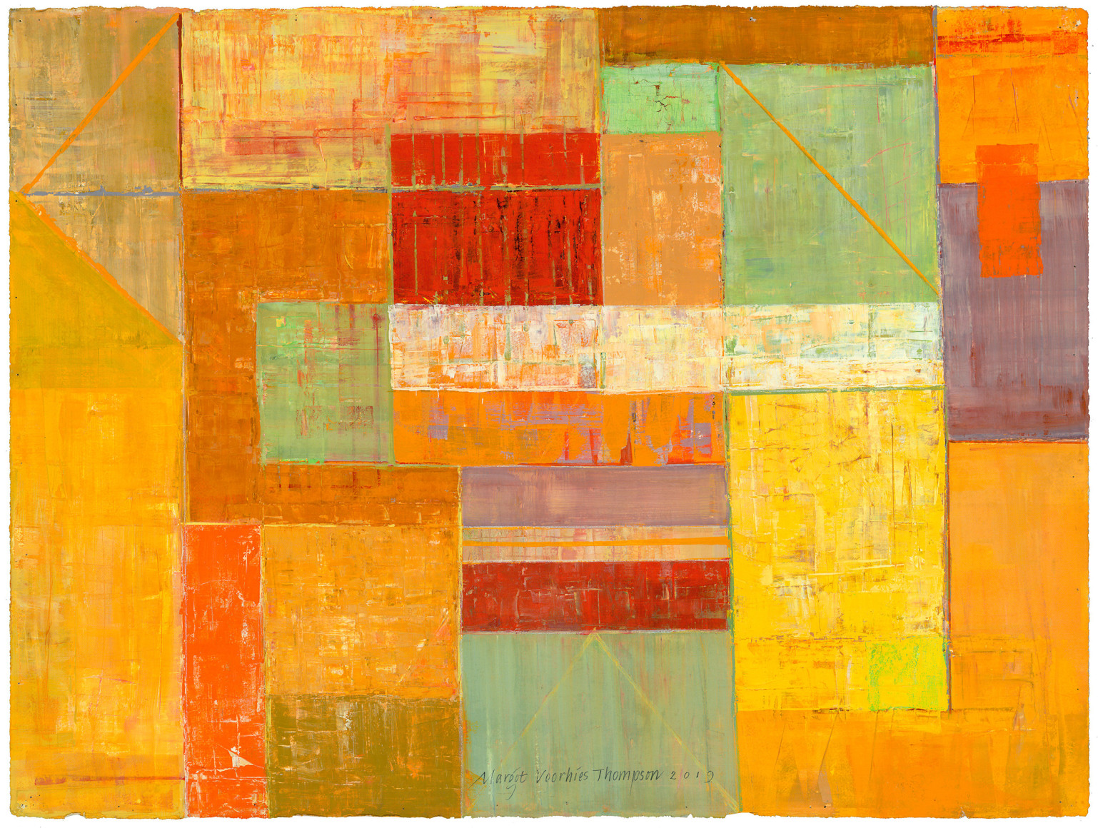 Margot Voorhies Thompson - Woven Desert, Lichen Palette