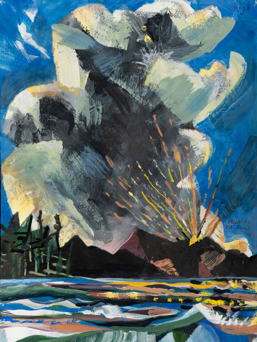 Lucinda Parker (b. 1942)  Rumor of Gold Mine, c. 2006