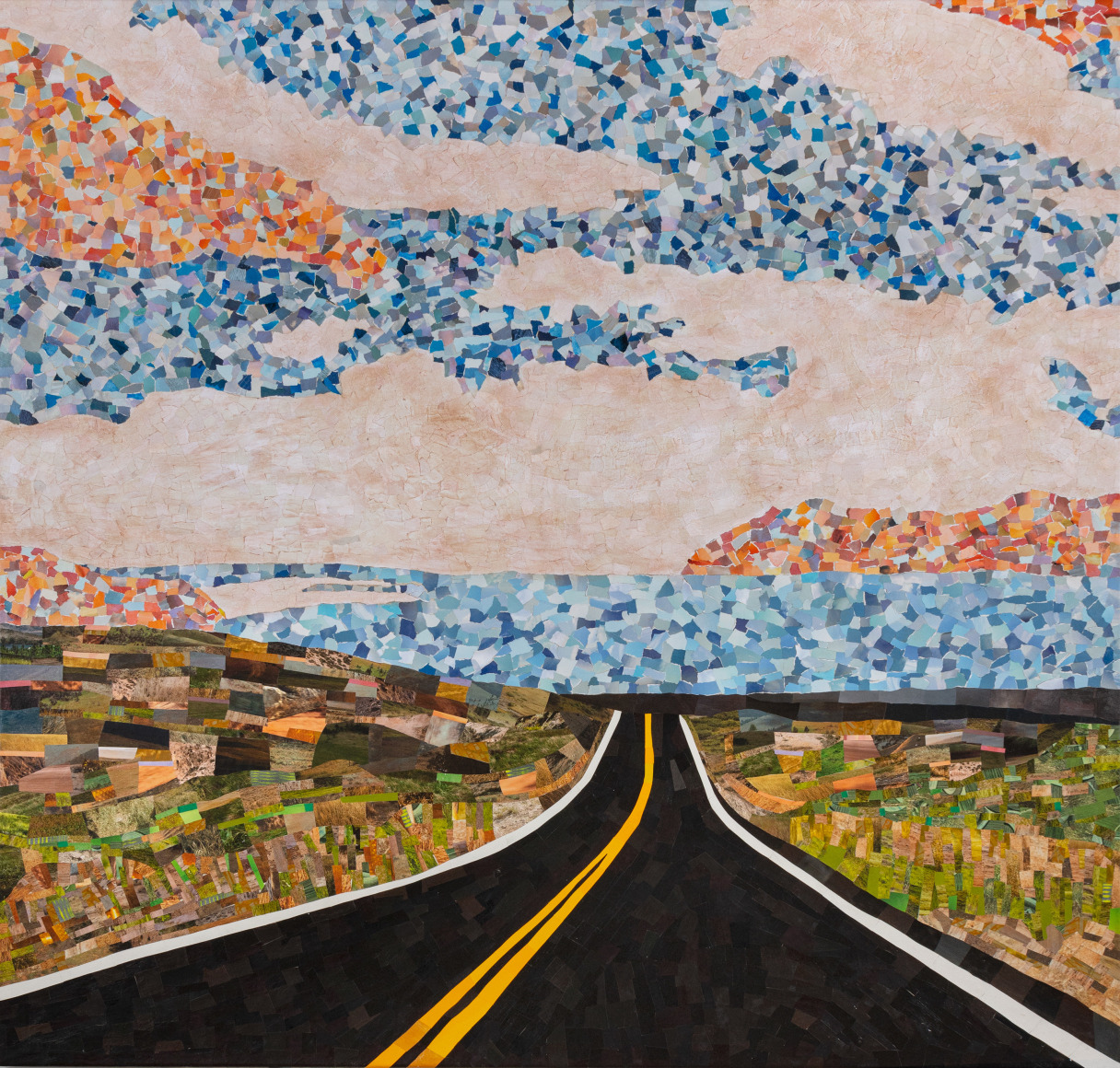 Whitney E. Nye (b. 1966)  The Road Goes On Forever, 2023