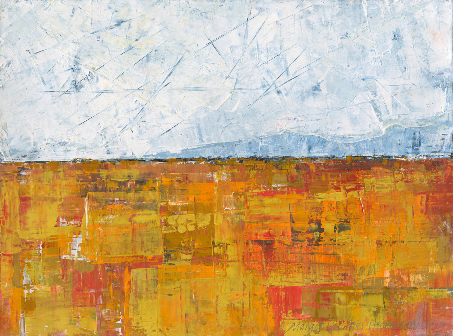 Margot Voorhies Thompson - Glittering Desert, Distant Mountains