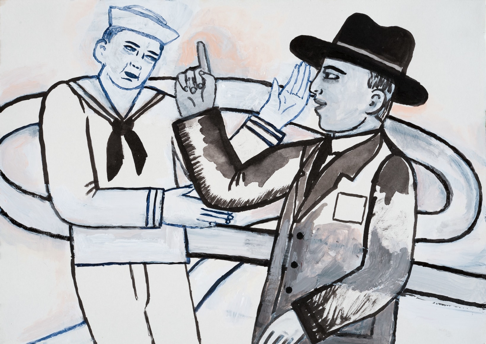 Fay Jones (b. 1936)  Friendly Rivals