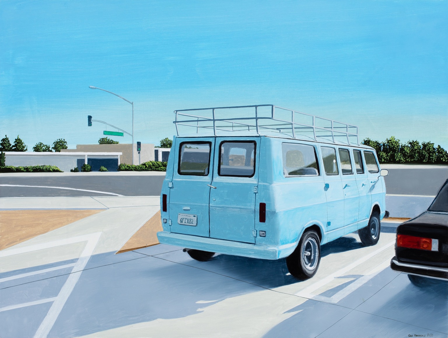 Gabe Fernandez  Blue Van
