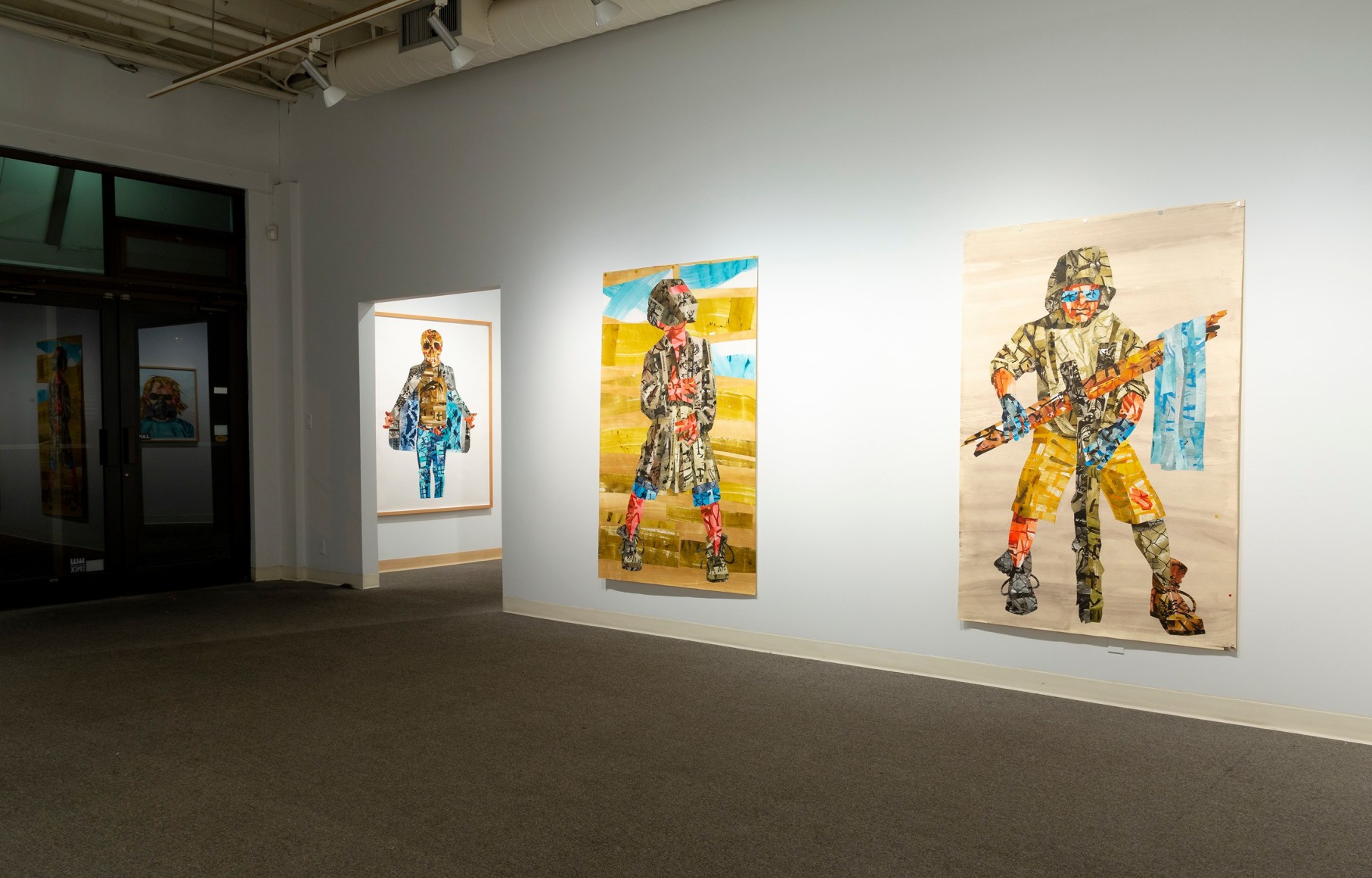 J.D. Perkin | Screen Printed Paper Constructions | Russo Lee Gallery | October 2018 | Installation View_03