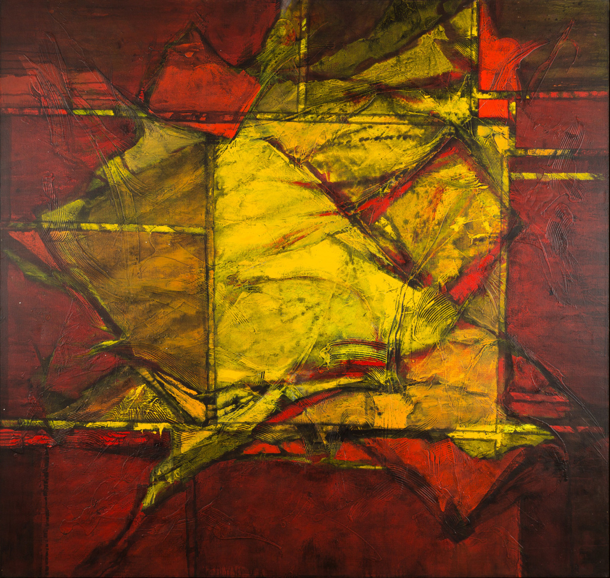 Morris- Red and Yellow Facets