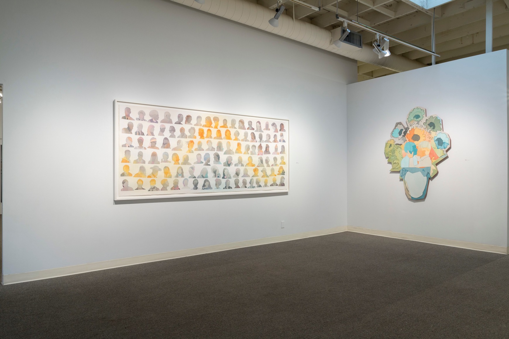 Dan Gliuibizzi | Together we follow | Installation view 1