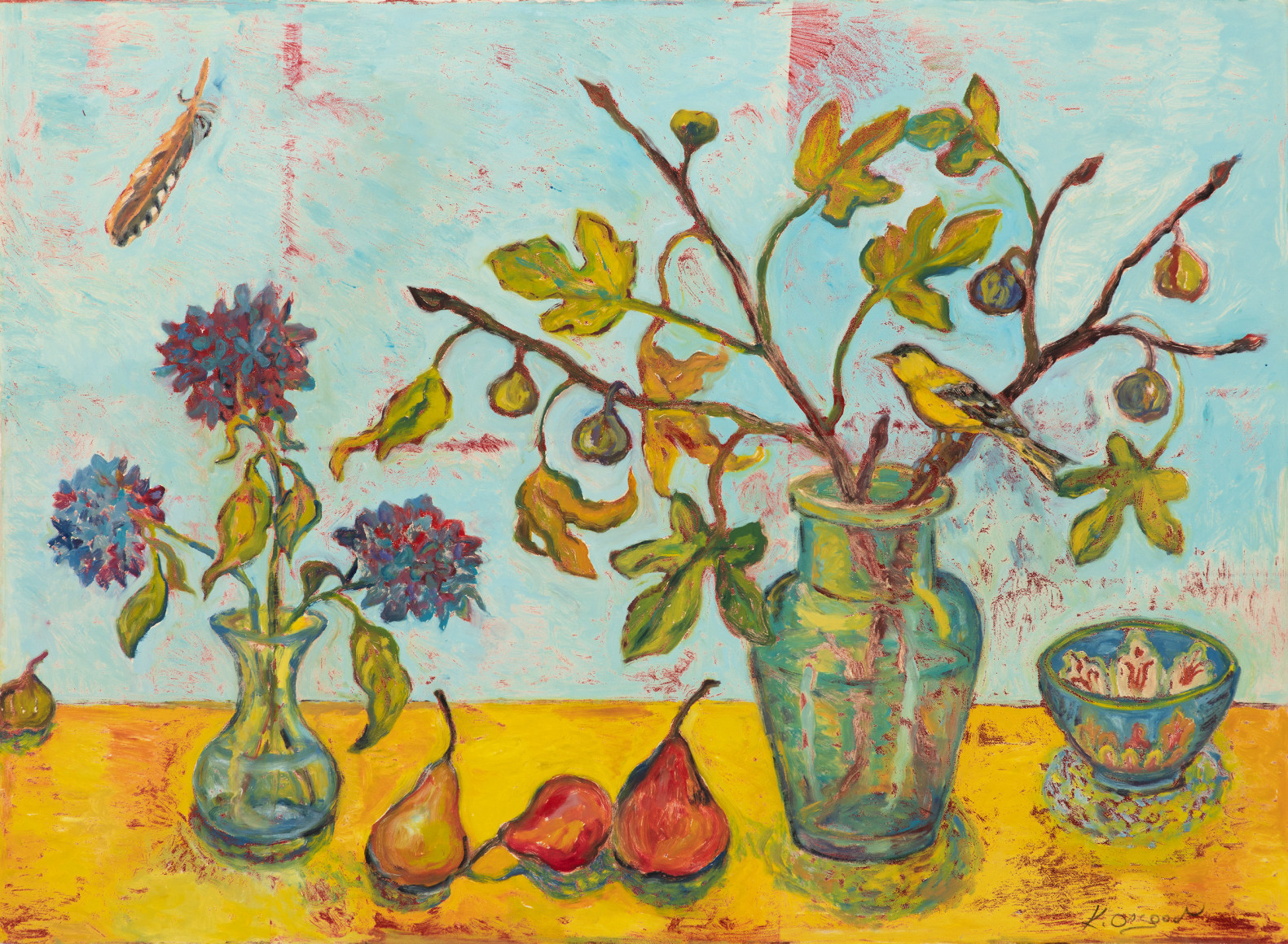 Kim Osgood (b. 1955)  Looking Forward to Blue Skies, 2021