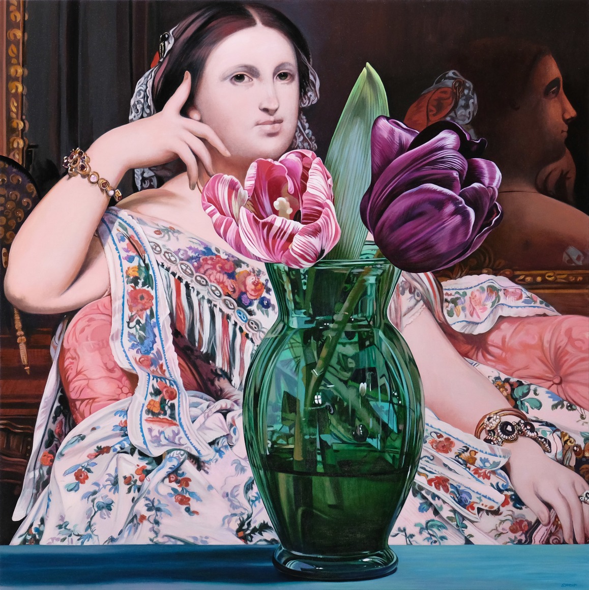 Sherrie Wolf (b. 1952)  Portrait of Madame Moitessier, 2021