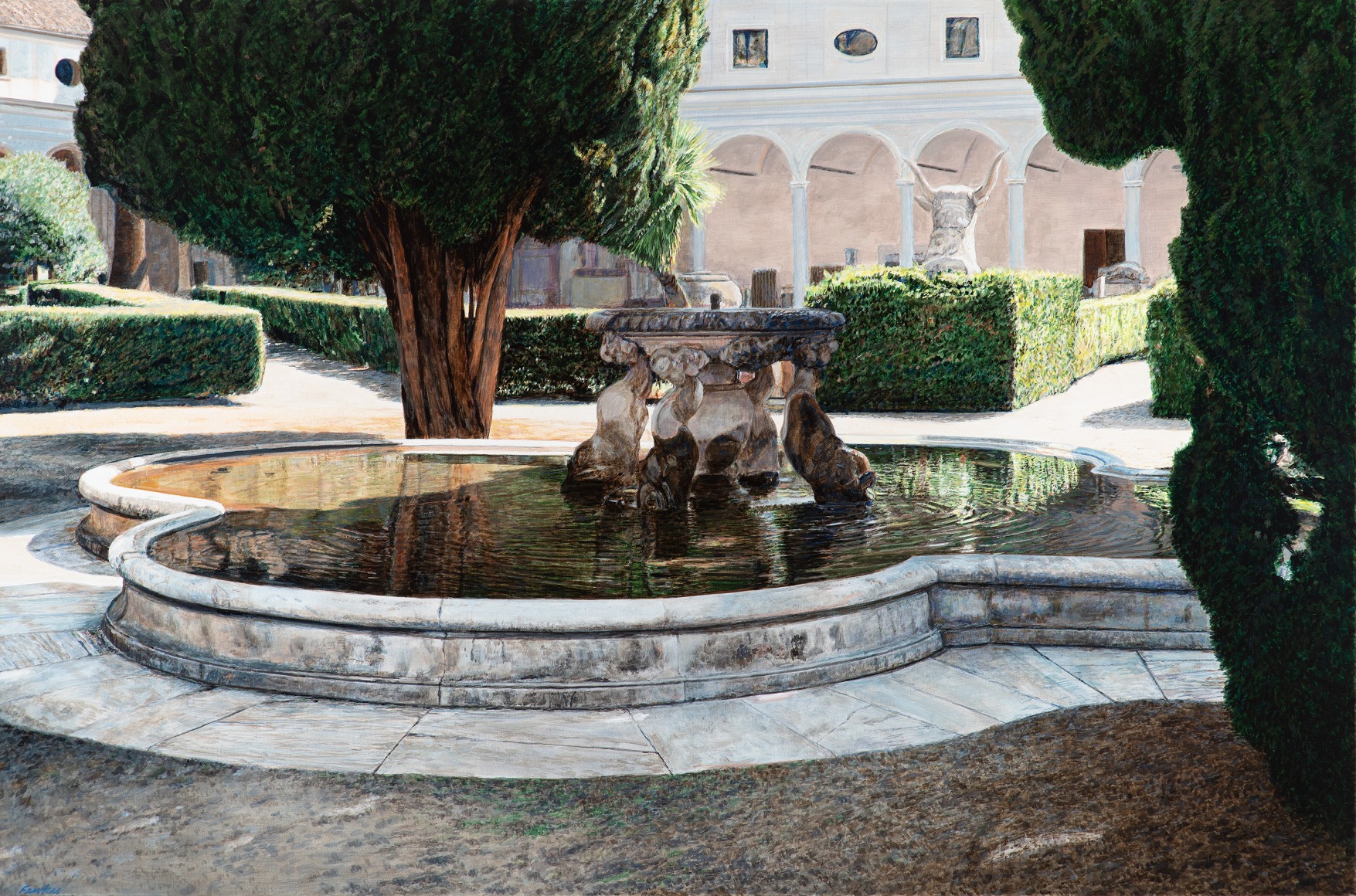 Tom Fawkes (b. 1941)  Chiostro della Certosa II, 2022