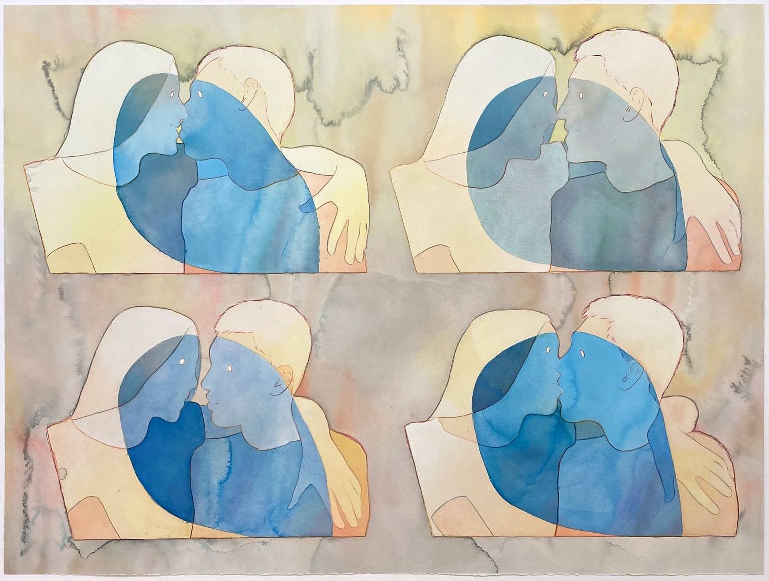 Dan Gluibizzi  four kisses, 2021