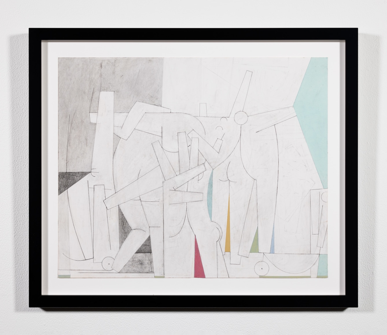 Gina Wilson (b. 1955)  Coulisse, 2020  mixed media on paper