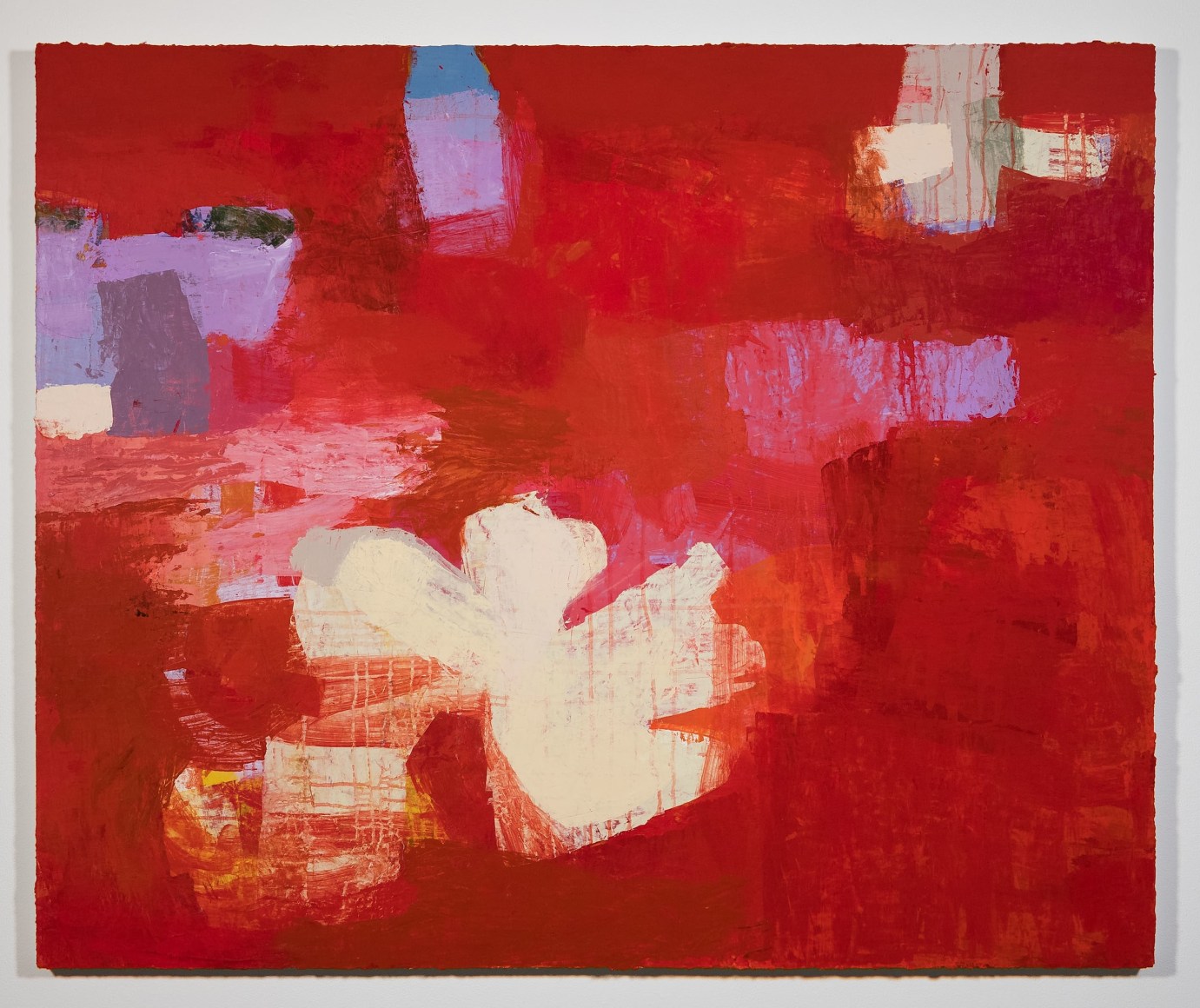 G. Lewis Clevenger (b. 1951)  Invented Arrangement (in red), 2021