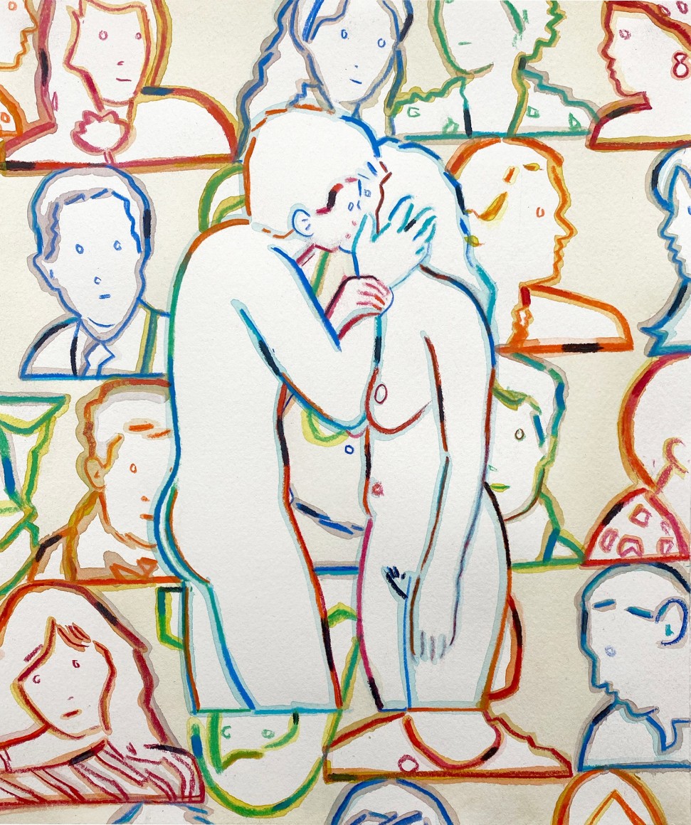 Dan Gluibizzi  kissing stream, 2021