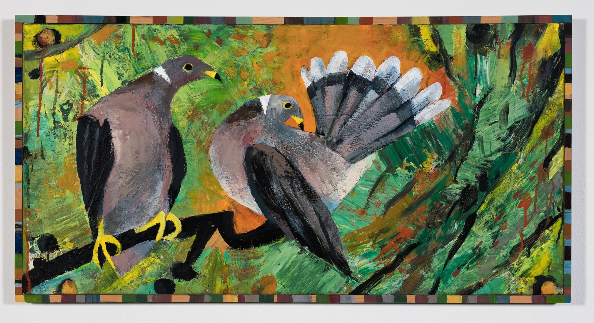 Lucinda Parker (b. 1942)  Bandtails Courtship, 2021